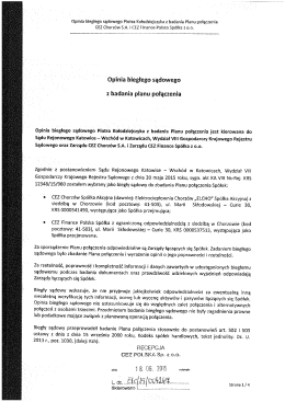 ` Opinia biegłego sądowego