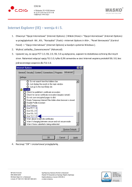 Internet Explorer (IE) – wersja 4 i 5.