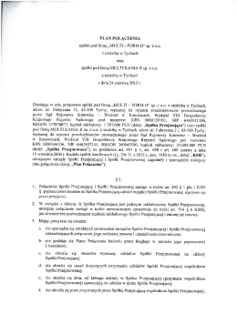 Plan Polaczenia spolki Multi - Multi