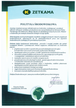 Polityka środowiskowa