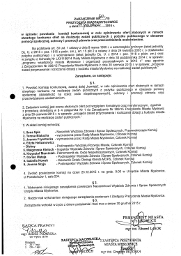 , ZARZĄDZENIE &bdquo;%%%/15
