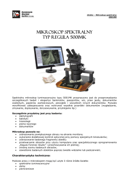 Mikroskop spektralny Regula 5001MK