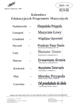 Program Muzyczny