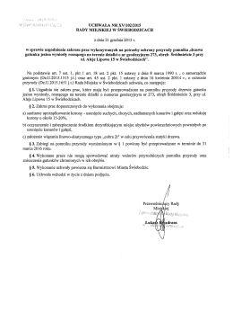 XV/102/2015 - Świebodzice