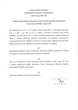 Komunalnych (PSZOK) w Żyrardgwie