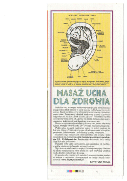 UCHO JEST ODBICIEM CIAŁA