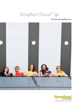 Ecophon Focus Lp - prosta perspektywa