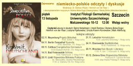 niemiecko-polskie odczyty i dyskusje