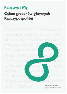 Państwo i My Osiem grzechów głównych Rzeczypospolitej