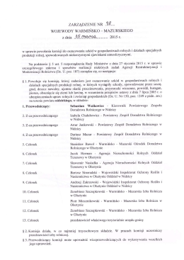 zARzĄDzENtE NR .33. - Warmińsko-Mazurski Urząd Wojewódzki w