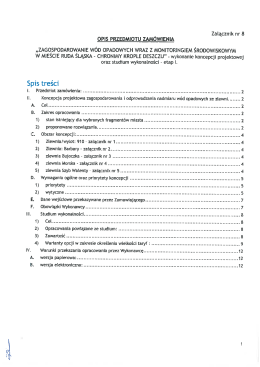 Przedmiot zamówienia - Przedsiębiorstwo Wodociągów i Kanalizacji