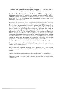 pobierz plik PDF - Instytut Nauk Prawnych PAN