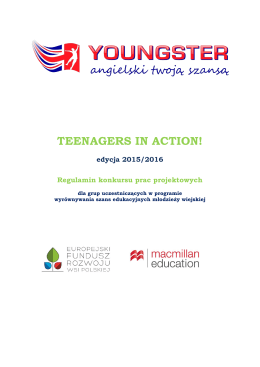 „Teenagers in Action” 2015/2016