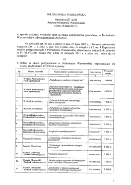 Decyzja nr /2015 - Zarządzanie projektami infrastrukturalnymi w