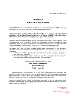 informacja Zyrardowska - Mszczonów, Urząd Miasta i Gminy
