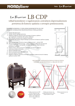 Przykładowy schemat instalacji wkładu LB CDP