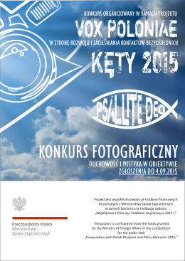 Regulamin Konkursu Fotograficznego - Dom Kultury w Kętach