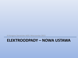 Nowa ustawa o elektroodpadach - Wojciech Konecki