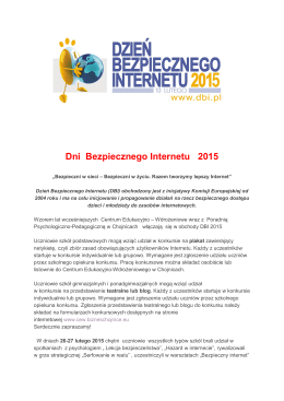 Dni Bezpiecznego Internetu 2015