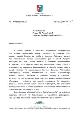 Zaproszenie do udziału w konkursie