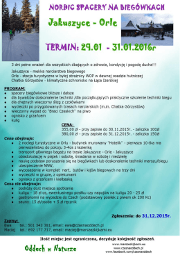 3 dni pełne wrażeń dla wszystkich dbających o zdrowie, kondycję i