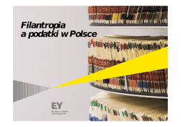 Filantropia a podatki w Polsce