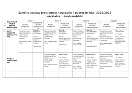 Szkolny zestaw programów nauczania i podr. 2015