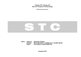 Program STC Wersja 4.54 Sieci do Transportu Ciśnieniowego