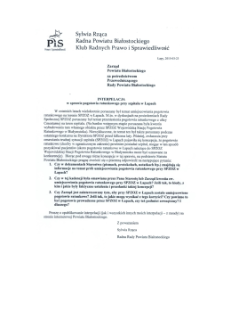 Interpelacja w formacie *