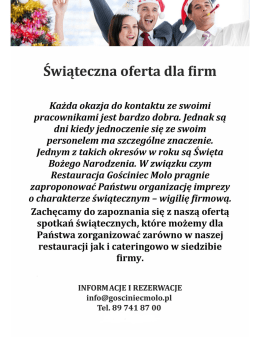 Świąteczna oferta dla firm