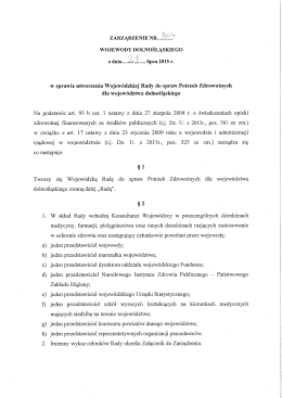 Zarządzenie Nr 304 Wojewody Dolnoslaskiego z dnia 21 lipca 2015