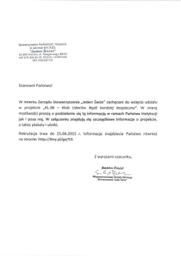 Stowarzyszenie Profilaktyki i Wsparcia W zakresie HIV/AIDS "Jeden