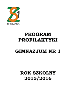 Program profilaktyki gimnazjum 2015