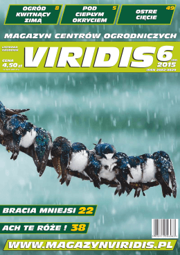 1 Okładka2.cdr - Magazyn Ogrodniczy VIRIDIS