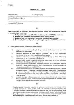 Wzór umowy