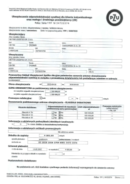 Ubezpieczenie odpowiedzialności cywilnej dla