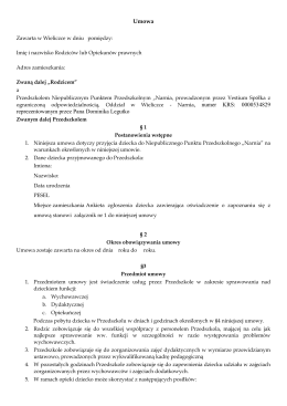 Umowa przedszkole (format pdf)