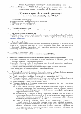 Zarząd Regionalnych Wodociągów i Kanalizacji spółka z o.o