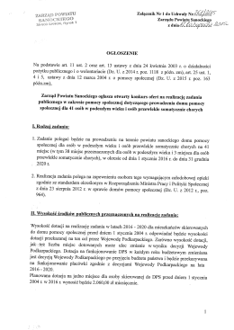 Treść ogłoszenia