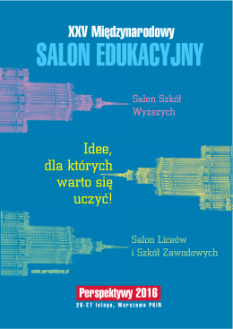 Folder Salonu Idei - Międzynarodowy Salon Edukacyjny