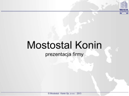 Mostostal Konin 2015 – polish