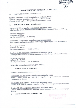 Zobacz charakterystyke produktu leczniczego Symfaxin ER