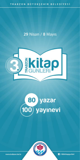 3.kitap fuarı - Trabzon Büyükşehir Belediyesi