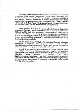 Yazı ve Ekleri (3 sayfa)