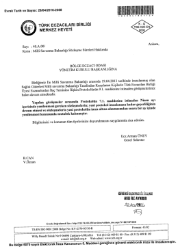 tıklayınız. - İstanbul Eczacı Odası