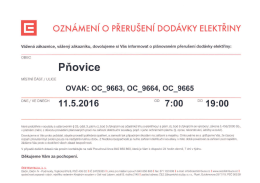 v&iacute;ce - Obec Pňovice
