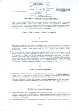 Nař&iacute;zen&iacute; st&aacute;tn&iacute; veterin&aacute;rn&iacute; spr&aacute;vy