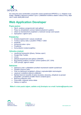 Web Application Developer