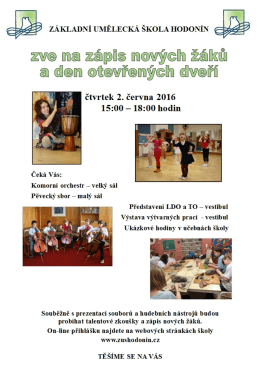 Zápis a Den otevřených dveří