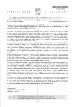 Posuzování vlivu na životní prostředí - biodegradační